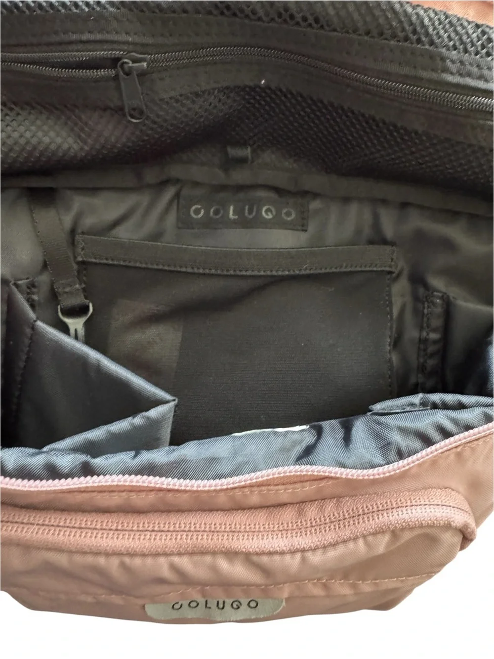 Colugo Pink Stroller Organizer Bag